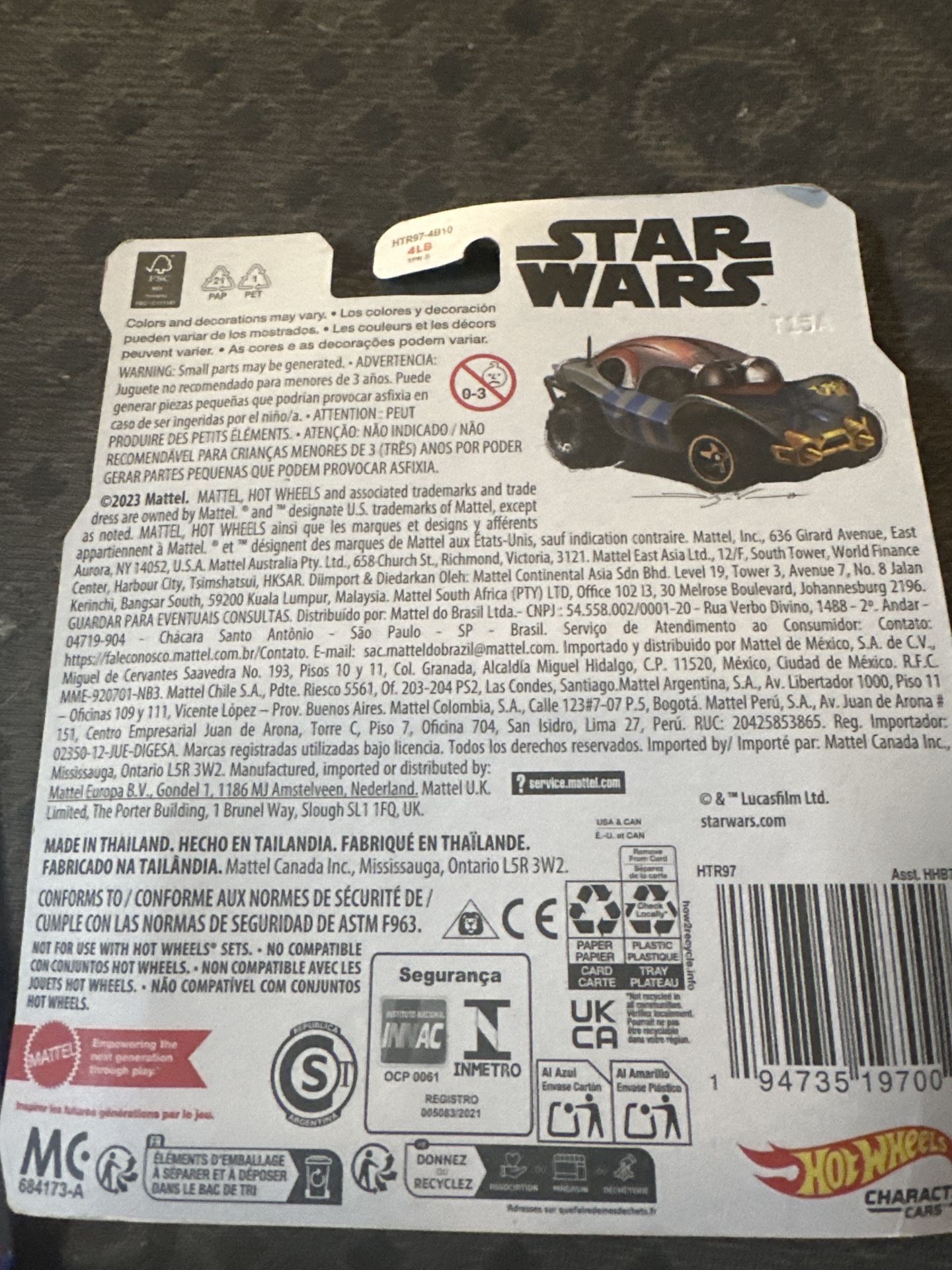 2 left‼️ Hot Wheels Star Wars Anakin Skywalker Car - photo 2