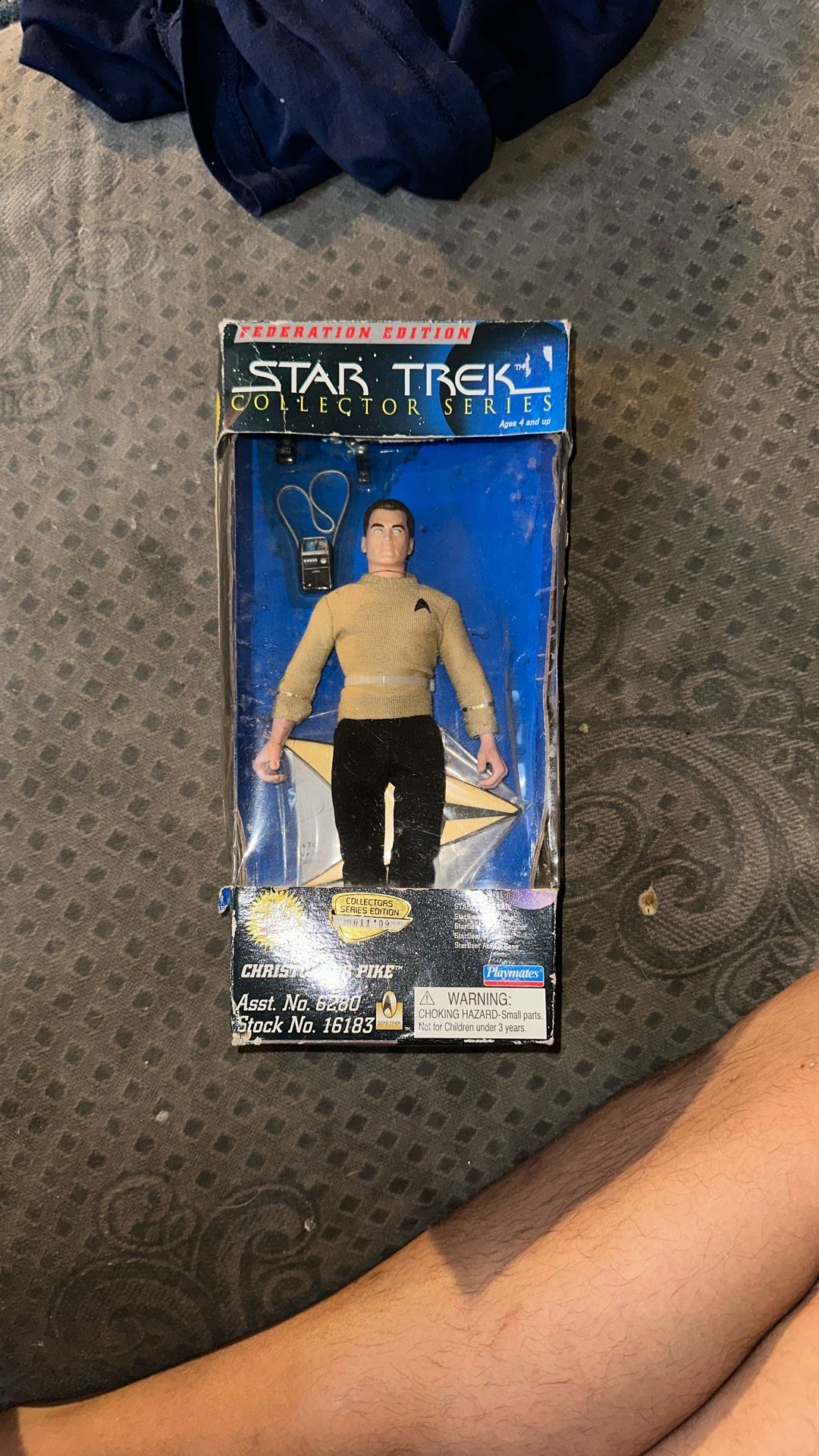 Star Trek Classic TOS Capt. Christopher Pike Figure Playmates 19