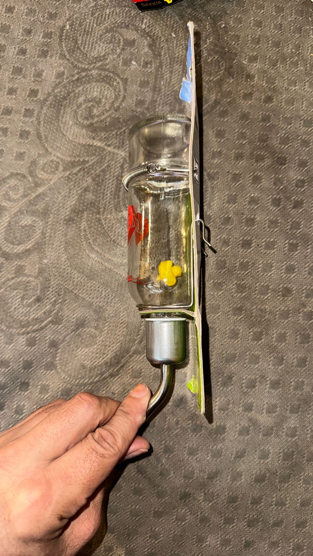 Kaytee Clear Water Bottle for Small Animals 8 oz - photo 3
