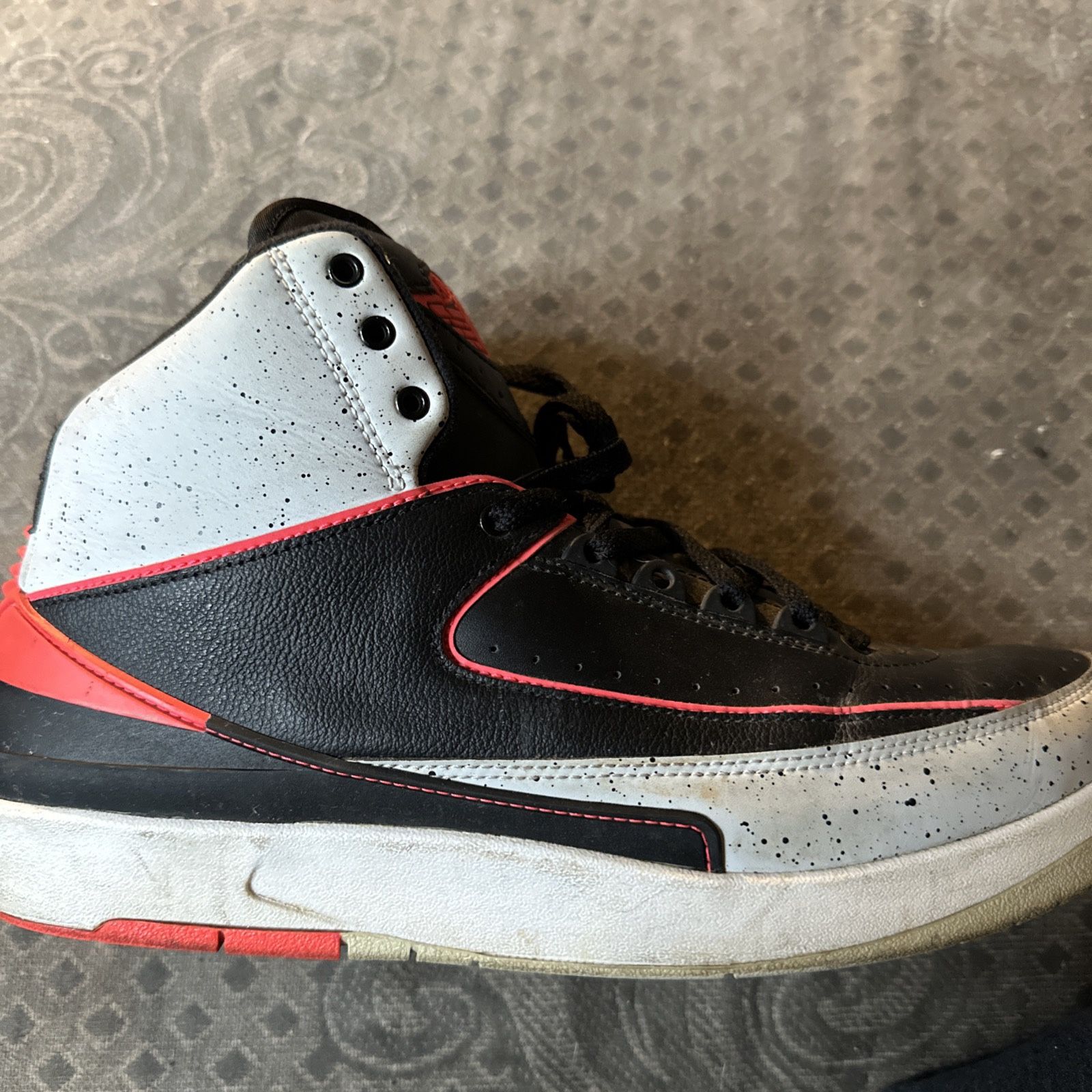 Nike Air Jordan 2 II Retro Infrared 23 Black Size 11 Sneakers - photo 3