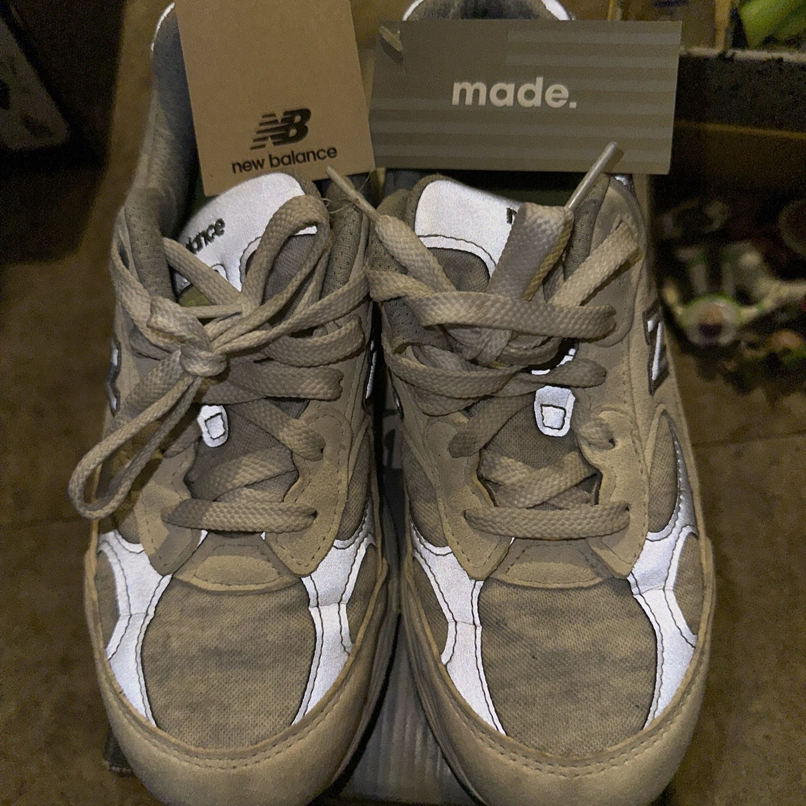 New Balance 992 Grey Made In USA White Cyclone Size 7.5 Women's - photo 5