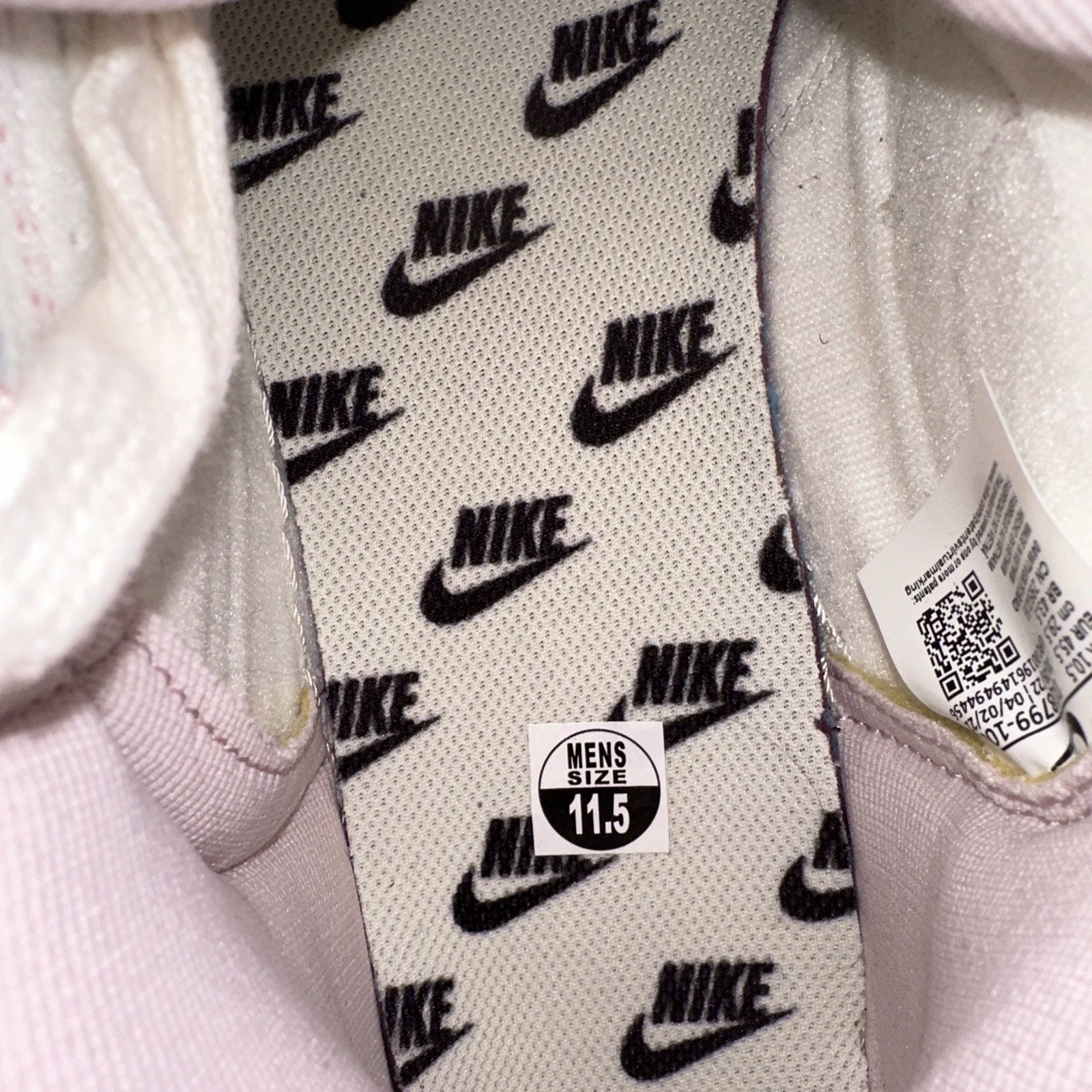 Nike Dunk Hi 1985 Summit White Barely Rose Denim Sz 11.5 - photo 3