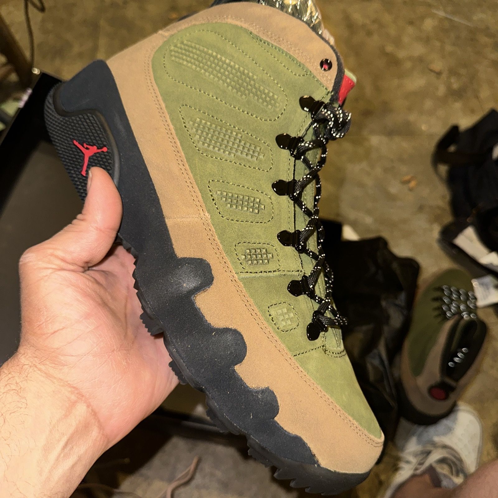Jordan 9 Retro Boot NRG Military Brown | Men's Size 12 - photo 4