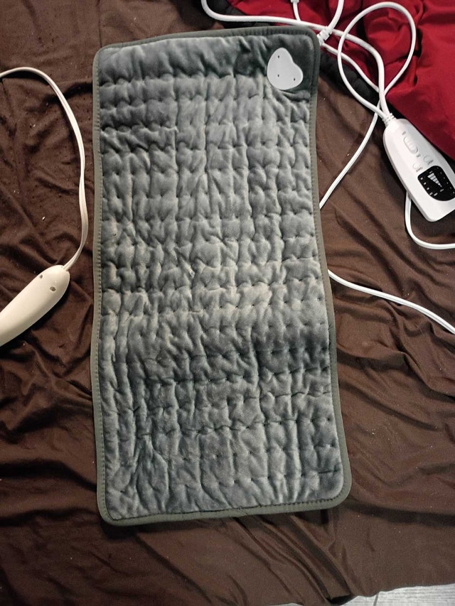 2 Heating Pads - Grey & Blue