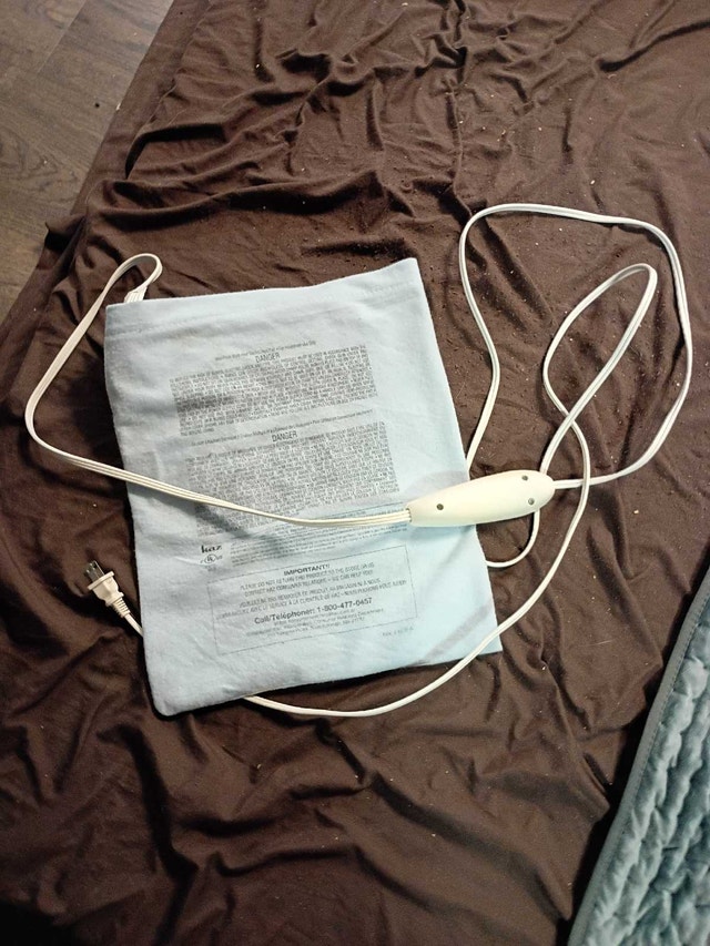2 Heating Pads - Grey & Blue - photo 3