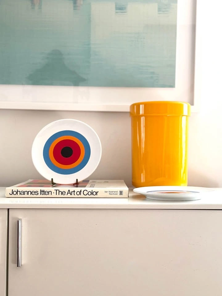Rare Vintage IKEA Target Plates - Set of 2 - Postmodern Bullseye - photo 5