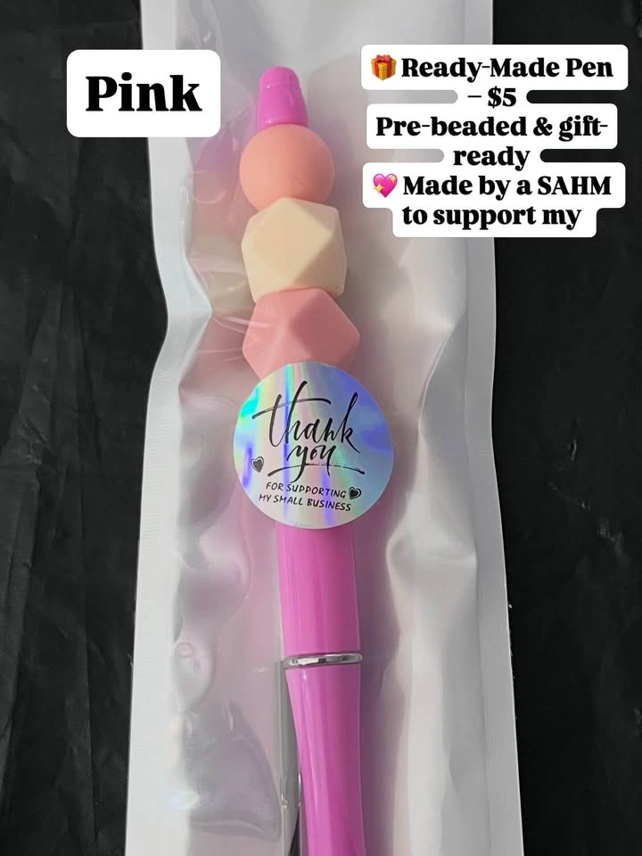 Handmade Chunky Beaded Pens – Ready-Made & DIY Kits! - photo 2