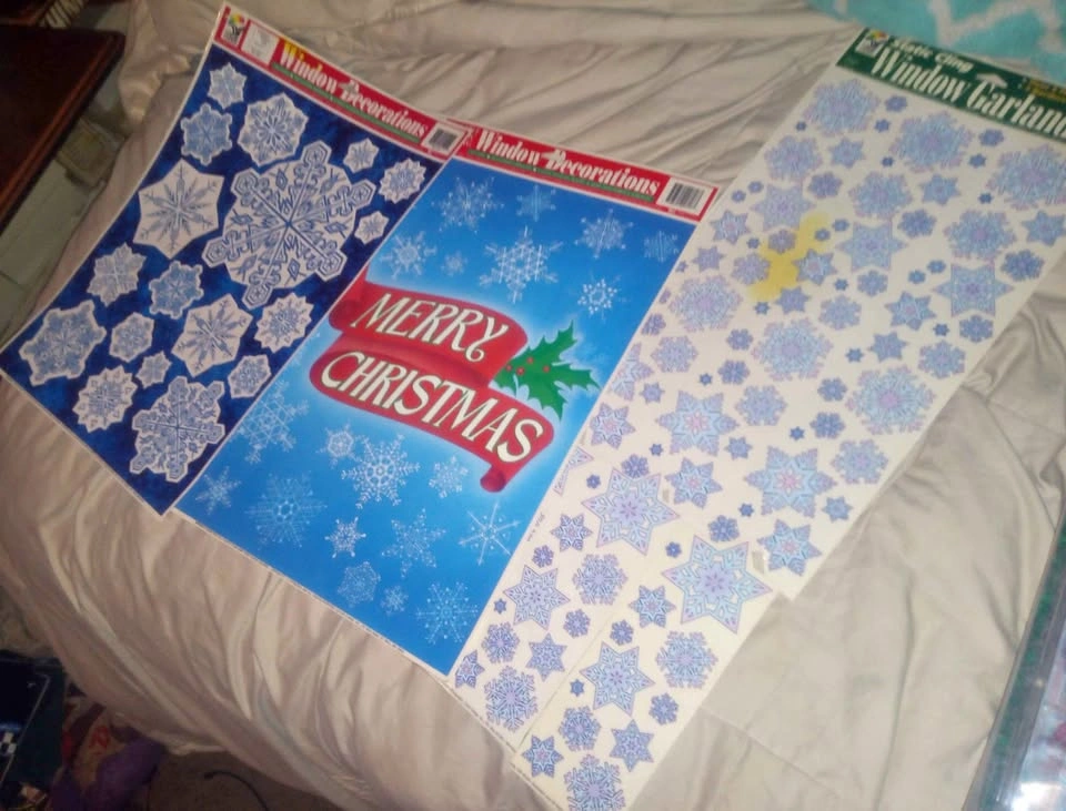 Merry Christmas Klingon Window Stickers