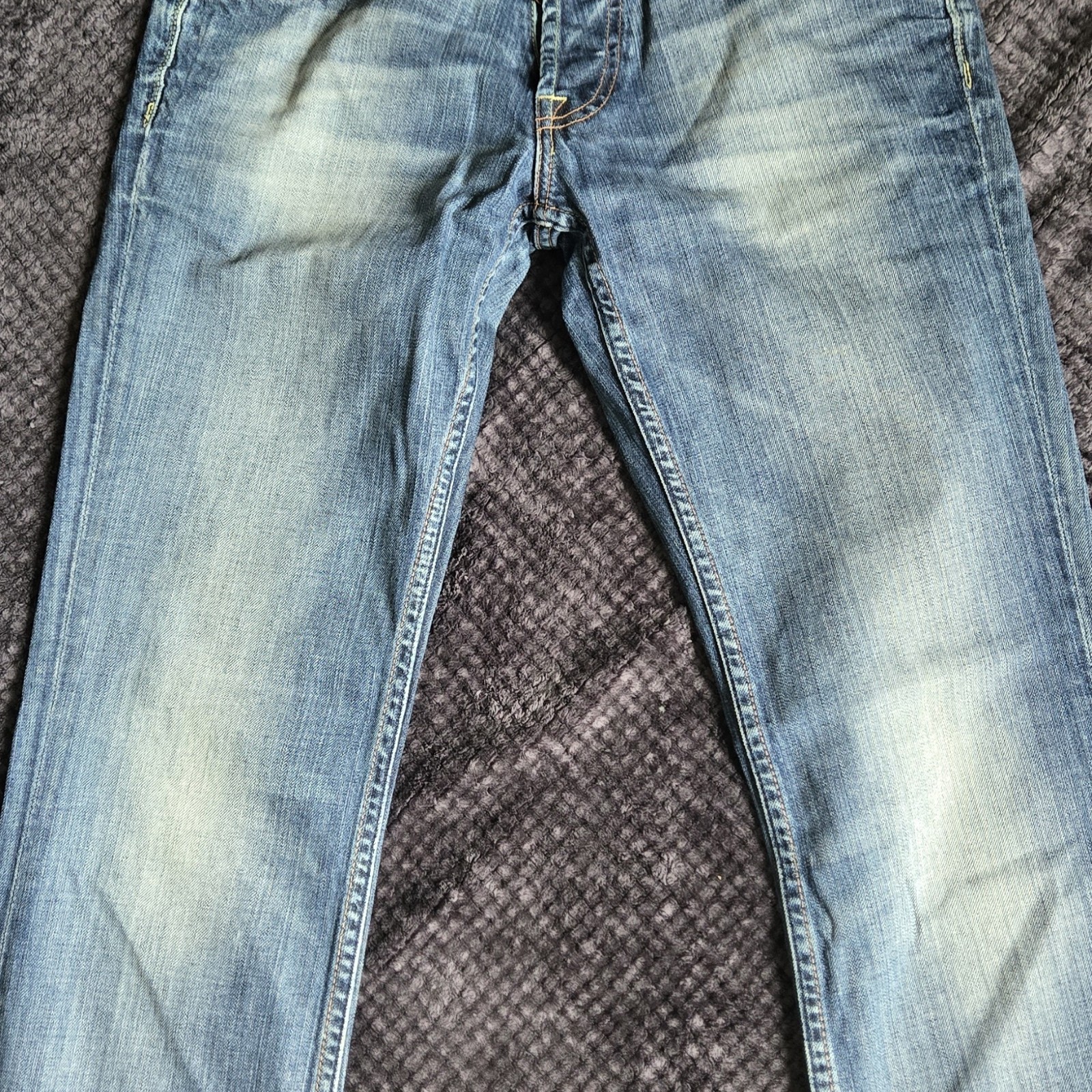 Lucky Brand Slim Bootleg Jeans Men's 29x32 Medium Wash Distresse - photo 3