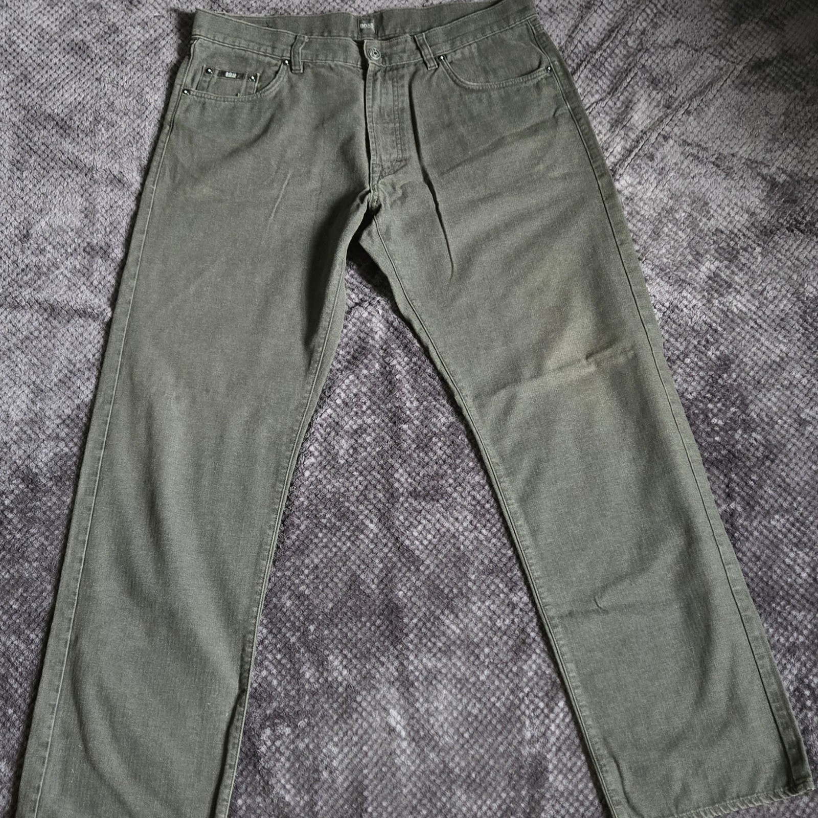 HUGO BOSS Jacksons Grey Herringbone Pants 38x35 - photo 2