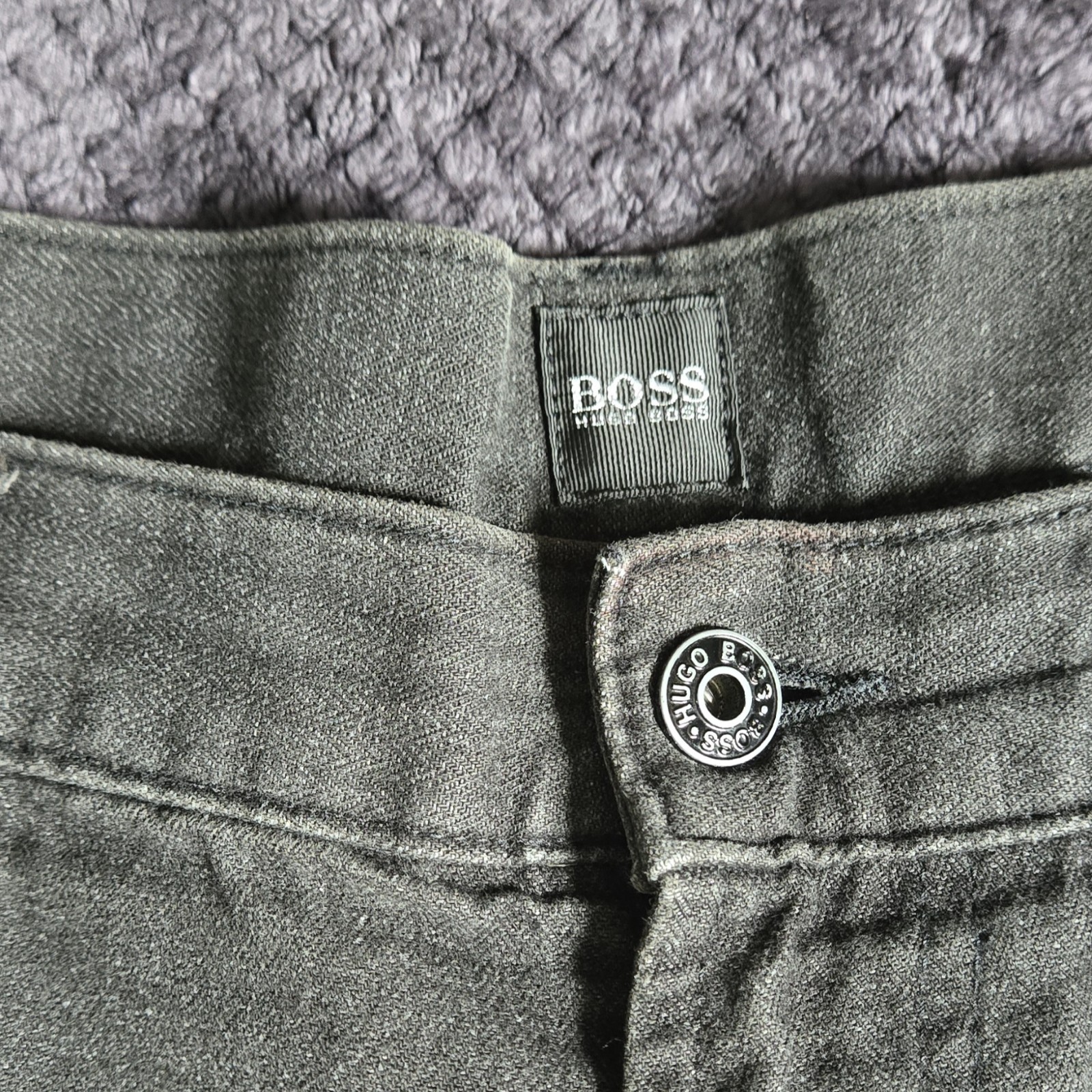 HUGO BOSS Jacksons Grey Herringbone Pants 38x35 - photo 3