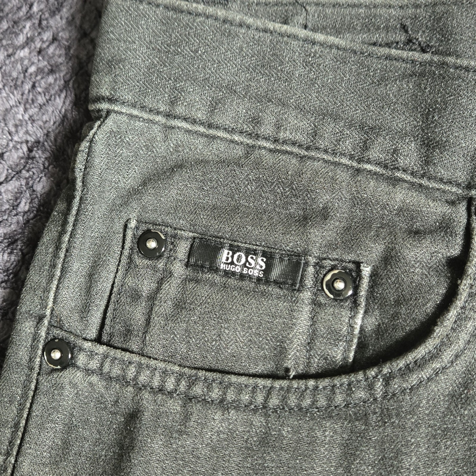 HUGO BOSS Jacksons Grey Herringbone Pants 38x35 - photo 4