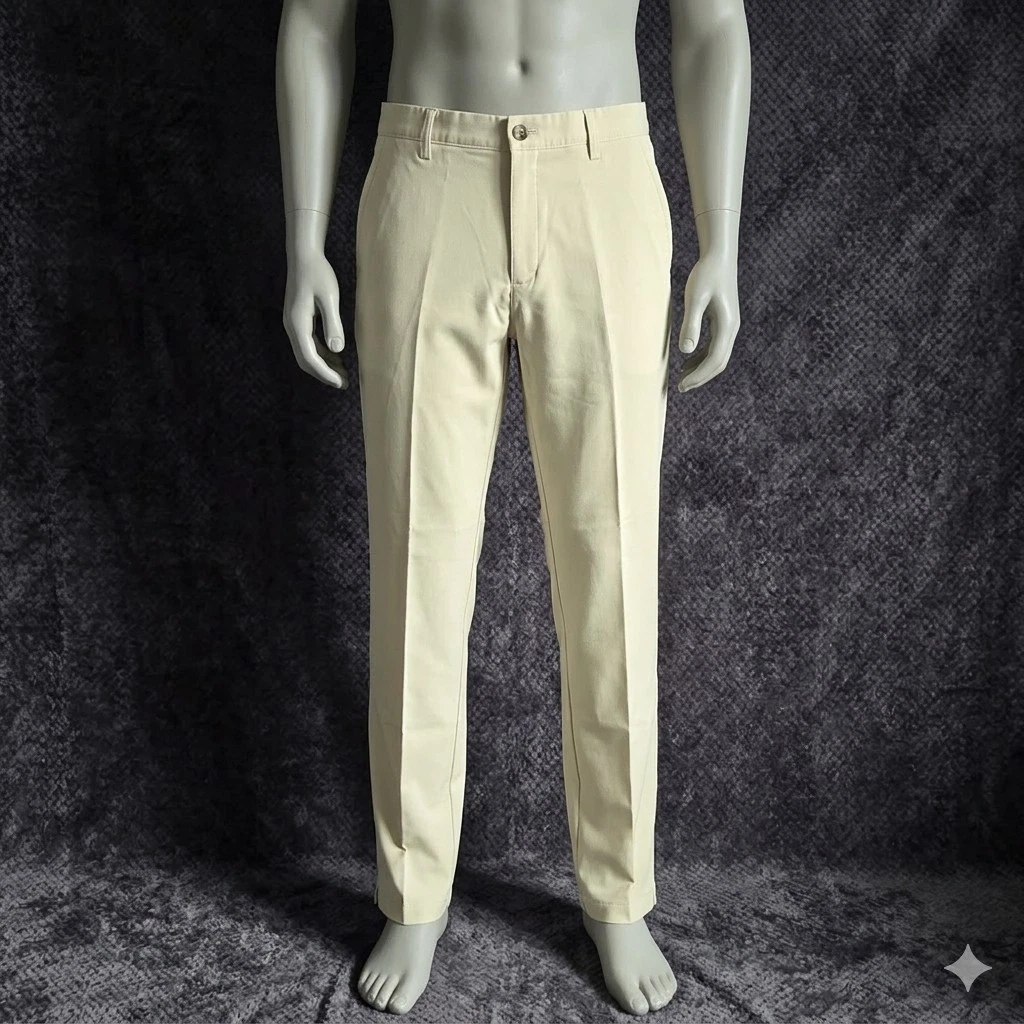 Adidas Mens Golf Pants 36x32 (Fits 38x31) Flat Front Performance