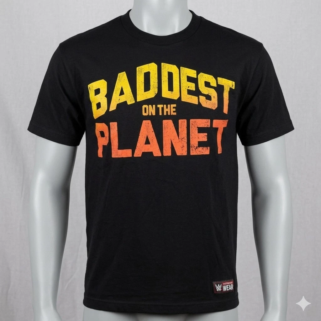 WWE Authentic Ronda Rowdy Rousey Baddest On The Planet Shirt, Me