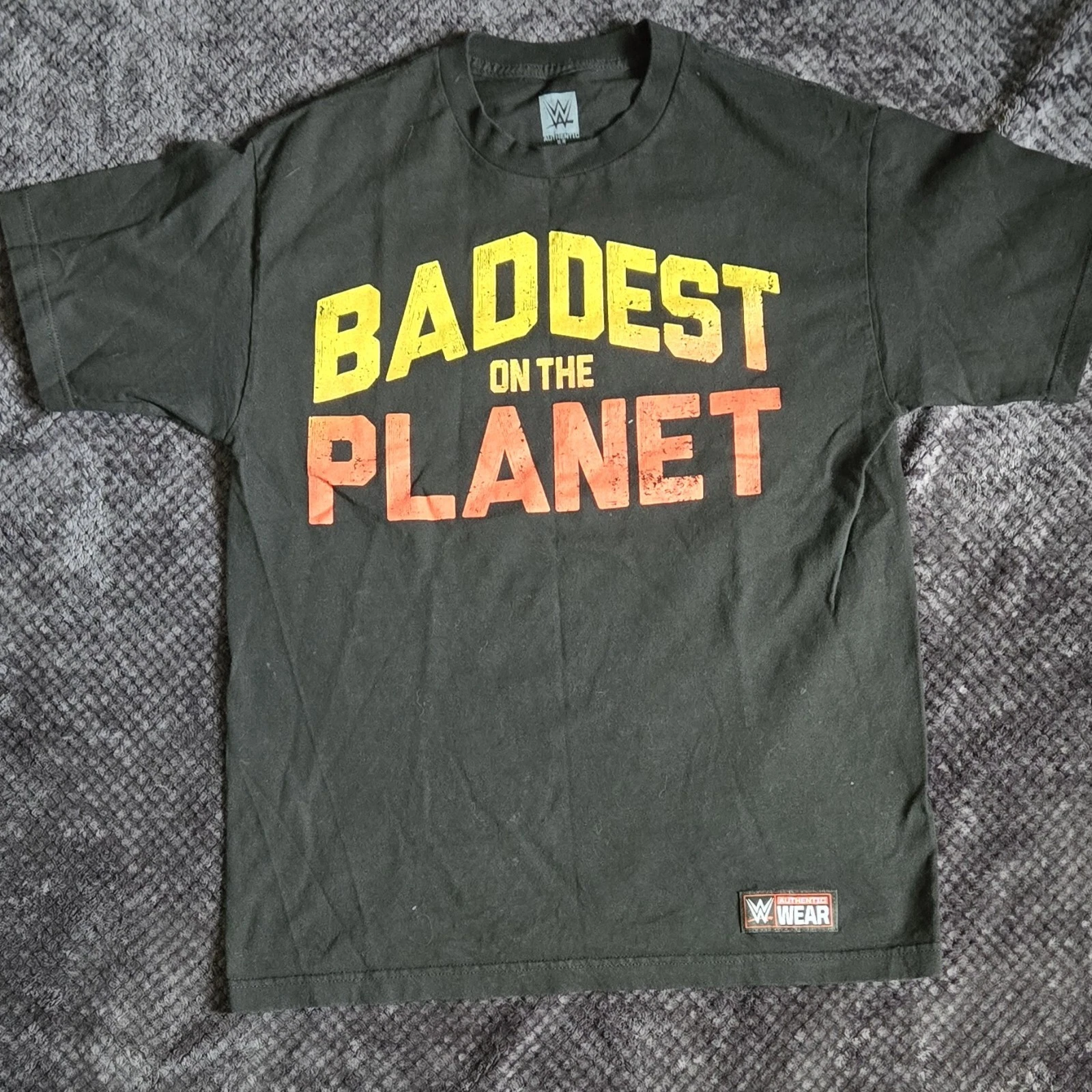 WWE Authentic Ronda Rowdy Rousey Baddest On The Planet Shirt, Me - photo 2