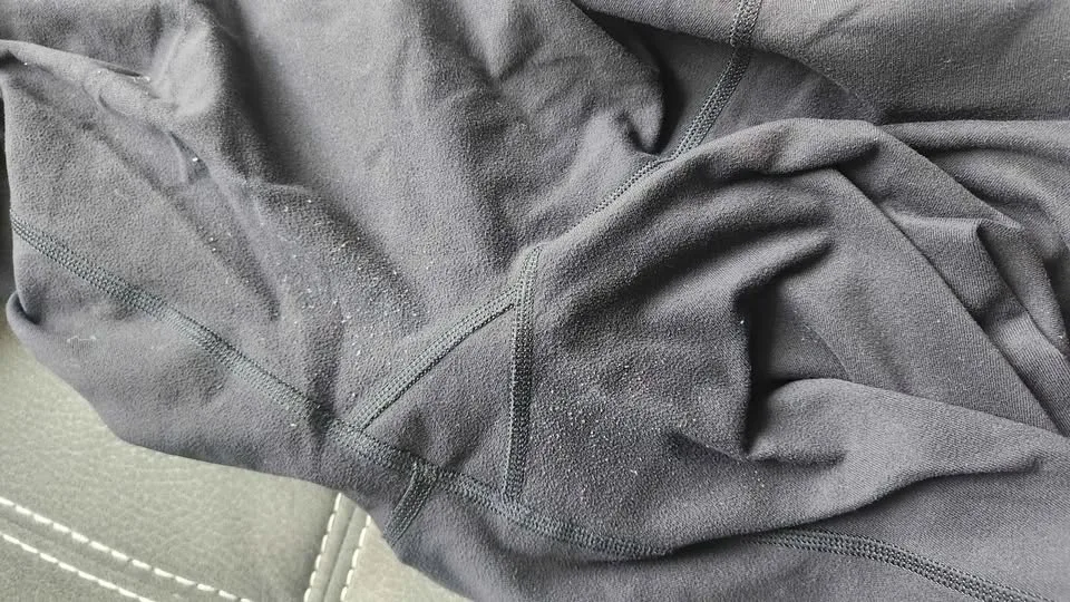 Midrise Black Lululemon Leggings (size 8) image indicator(5)