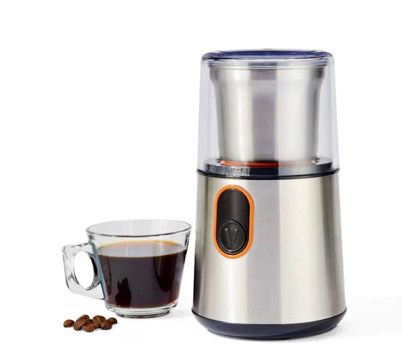 Vida by PADERNO Compact Stainless Steel Blade Coffee Grinder, Si