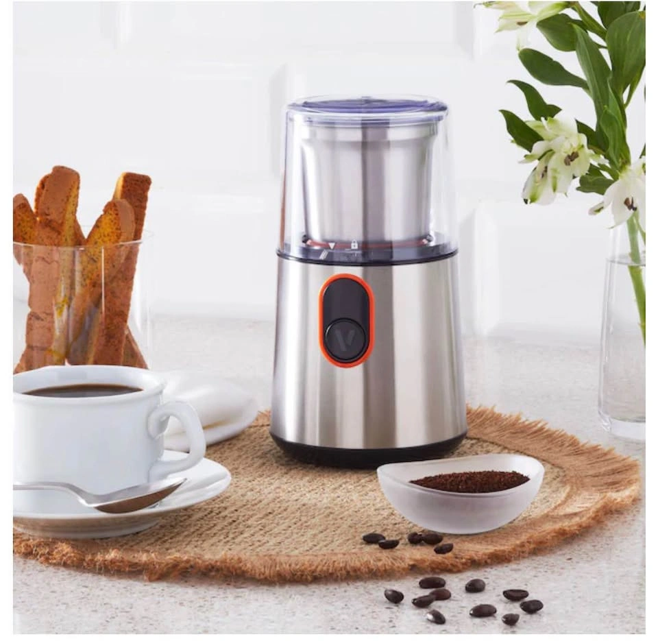 Vida by PADERNO Compact Stainless Steel Blade Coffee Grinder, Si - photo 2
