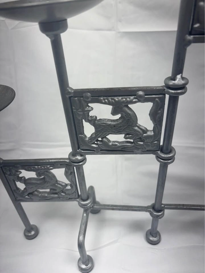 Metal 6-Light Candelabra Deer Design - photo 4