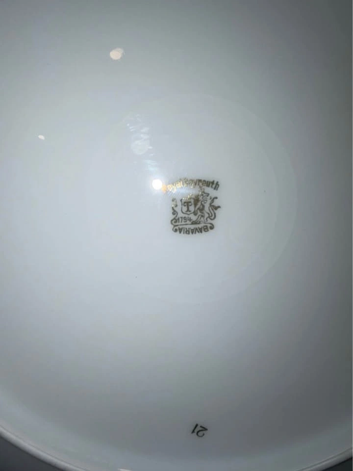 Royal Bayreuth Bavaria Gold Rim Plates (Set) - photo 3