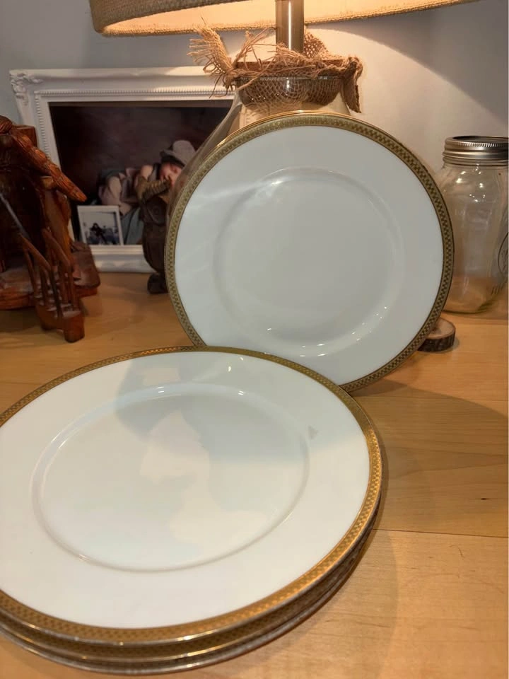 Antique Limoges France Serving Set – Charles Field Haviland Gold - photo 4