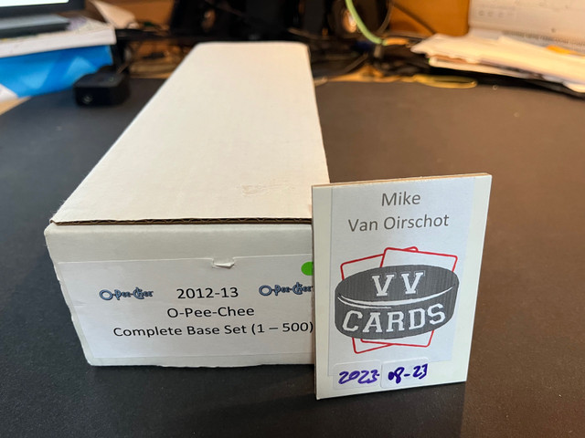 2012-13 OPC Hockey complete Base set (500 cards)