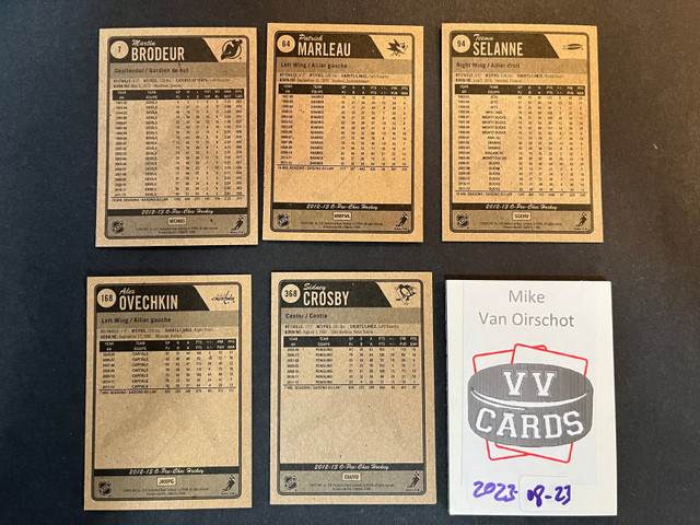 2012-13 OPC Hockey complete Base set (500 cards) - photo 4