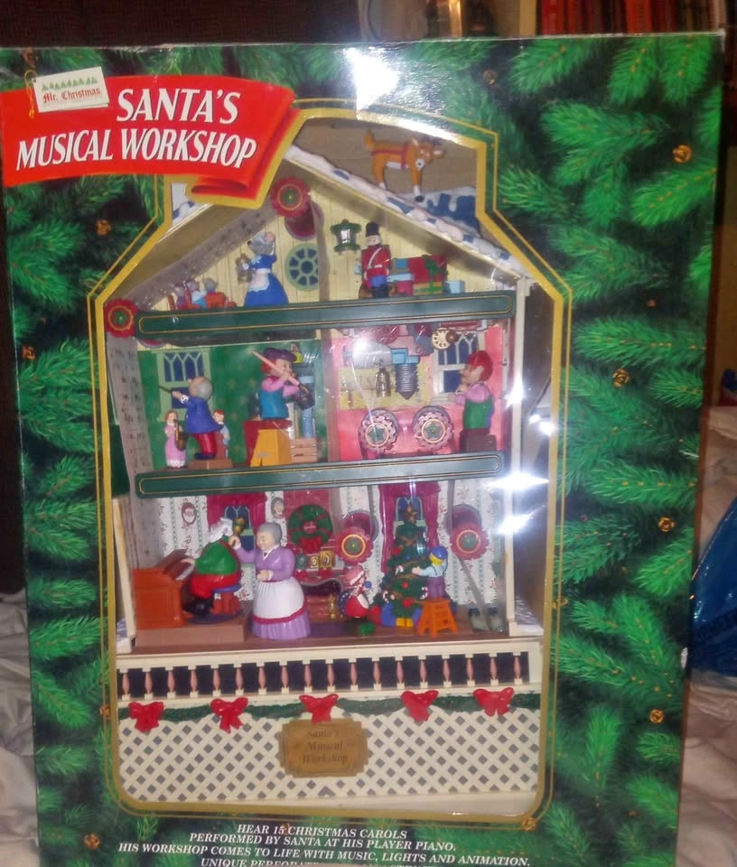 Vintage Mr. Christmas Santa's Musical Workshop