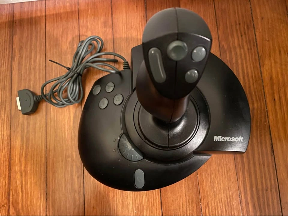 Vintage Microsoft Sidewinder Force Feedback Pro Joystick - photo 2