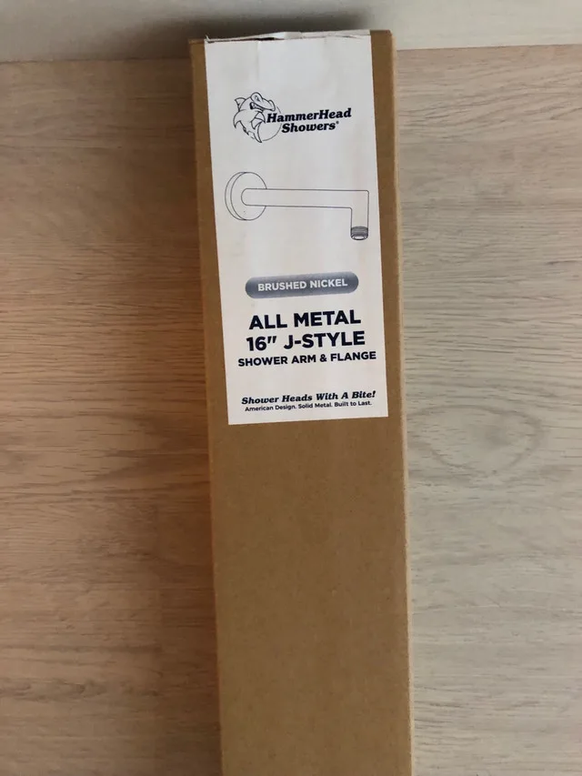 HammerHead Showerhead Extender-Brushed Nickel image indicator(2)