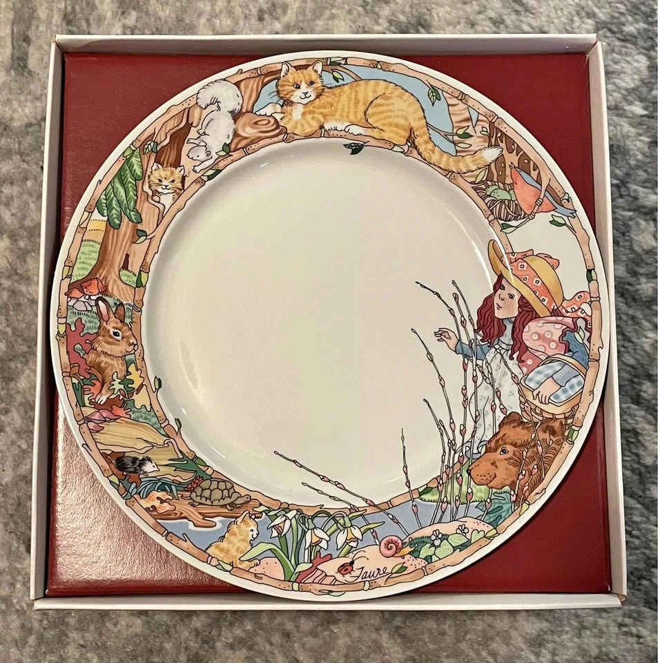 Villeroy & Boch German Little Cat 3 Piece Set New In Box