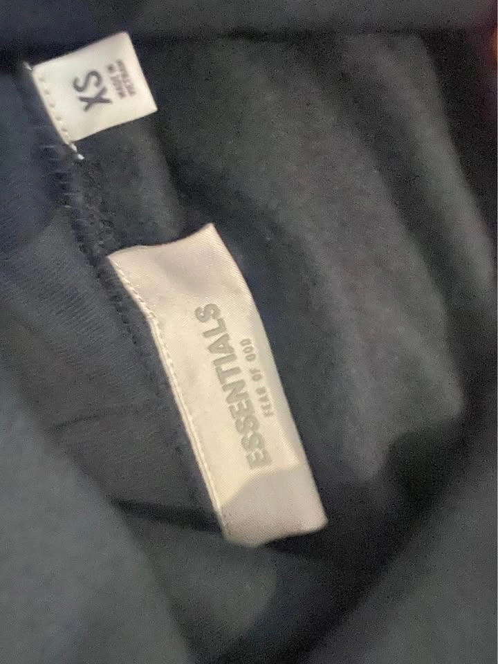 black essentials hoodie - photo 2