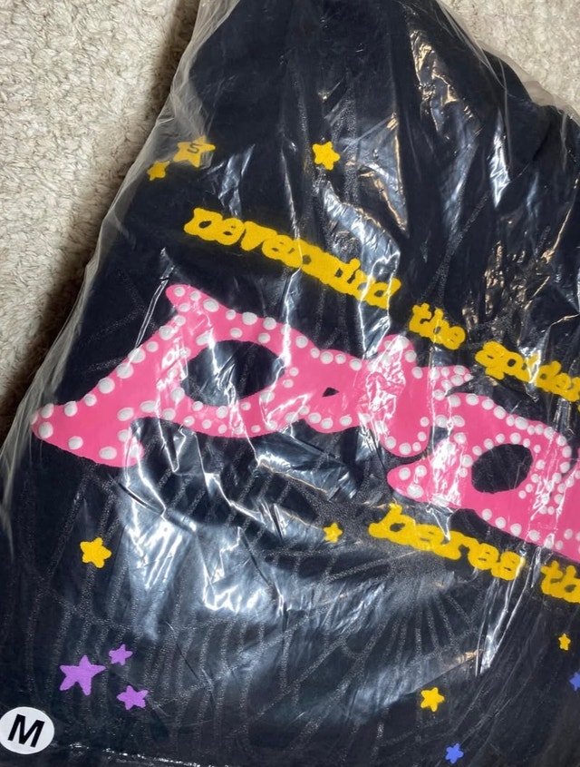 P*nk v2 black sp5der hoodie - photo 2