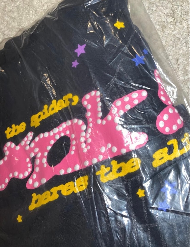 P*nk v2 black sp5der hoodie - photo 3