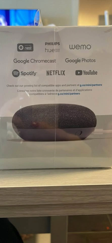 Unopened Google Home Mini 1st Gen - photo 2