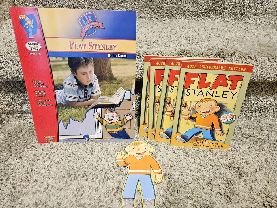 Flat Stanley Novel Study and 4 Novels