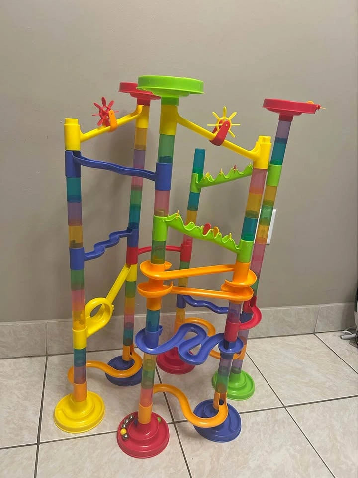 Marble Run Set + 9 Marbles – Only $10!