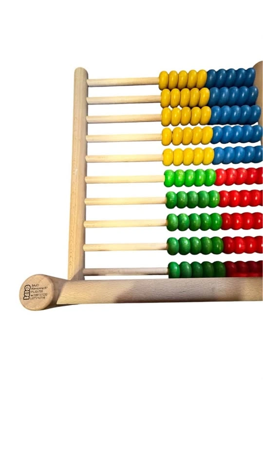 Bajo Wooden Abacus - 100 Beads Math Toy