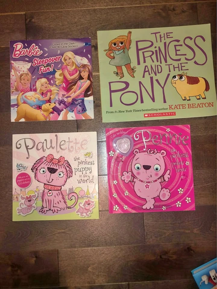 Easy reader books, girl books