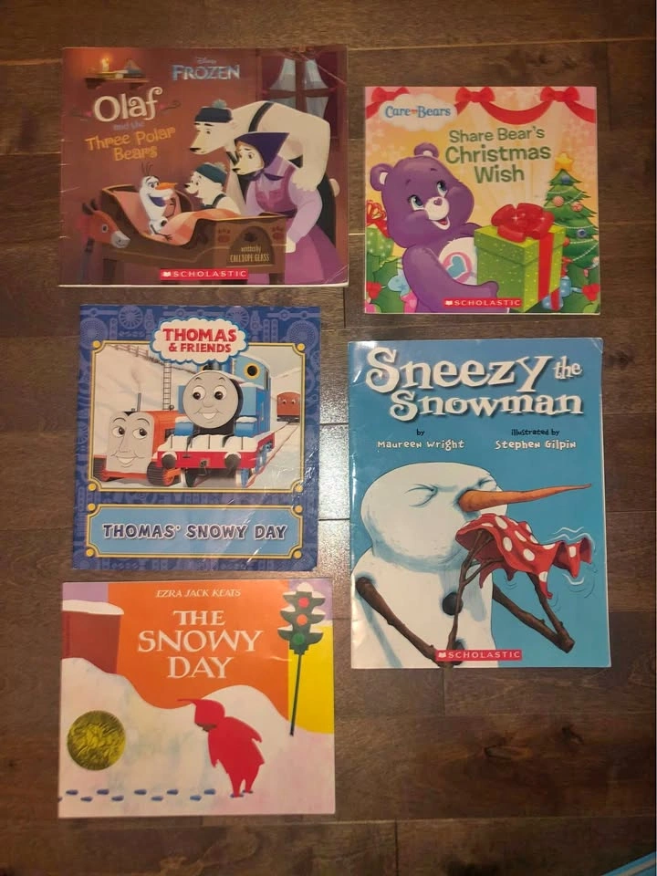6 books, easy readers