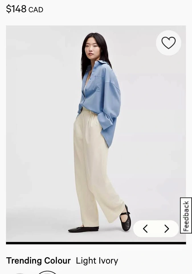 XS Lululemon High-rise Wide leg Trousers