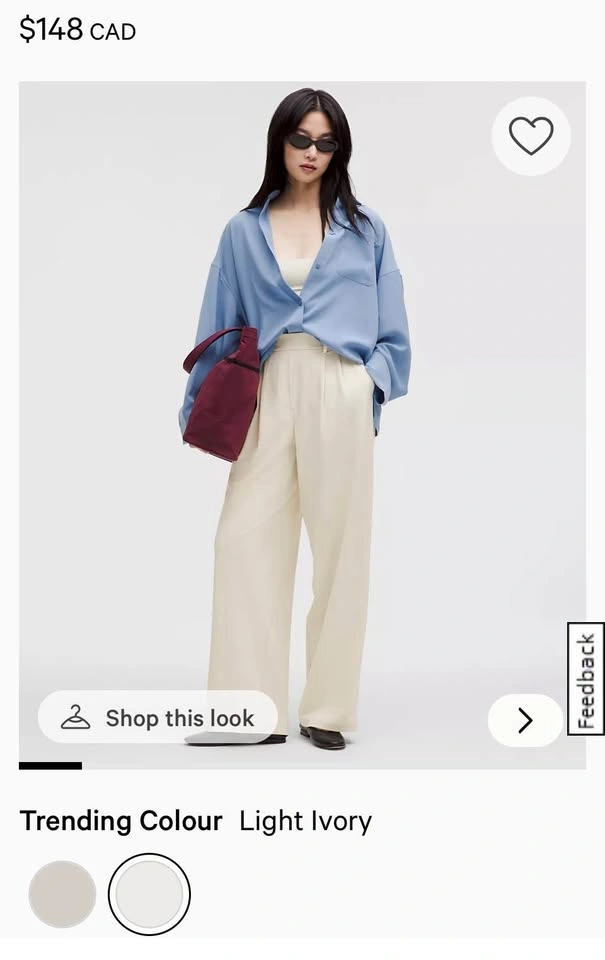 XS Lululemon High-rise Wide leg Trousers - photo 2