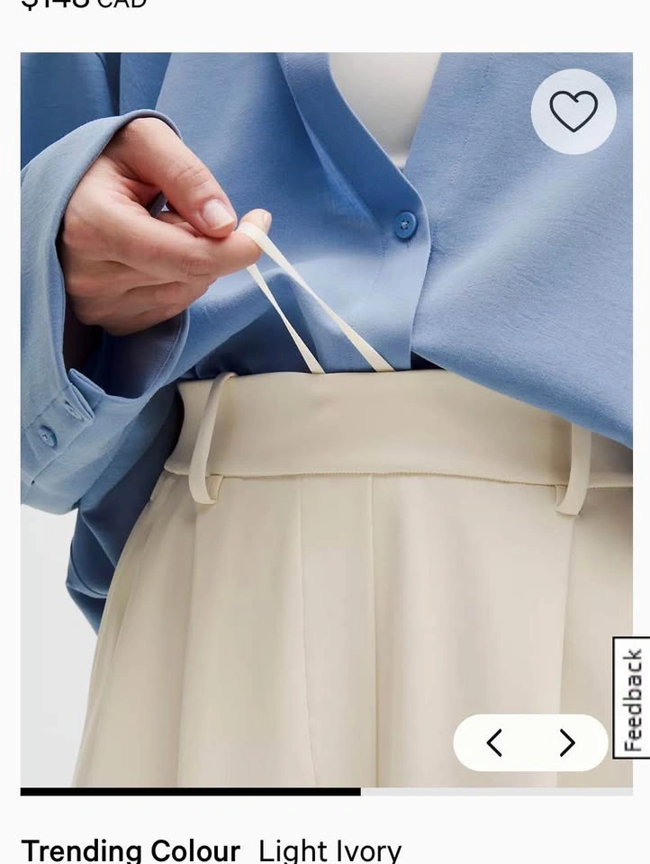 XS Lululemon High-rise Wide leg Trousers - photo 3