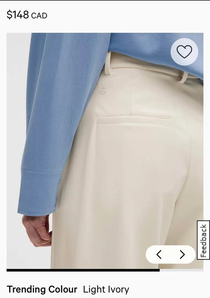 XS Lululemon High-rise Wide leg Trousers - photo 4