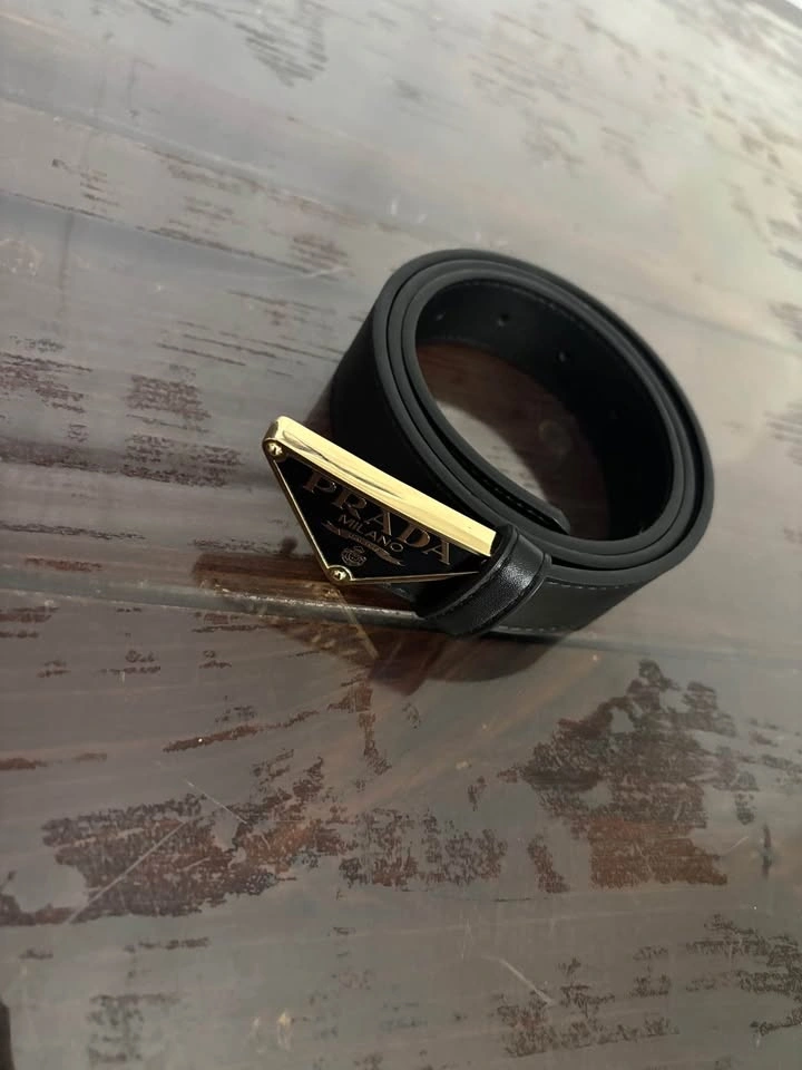 Gold Prada Saffiano Belt - photo 2