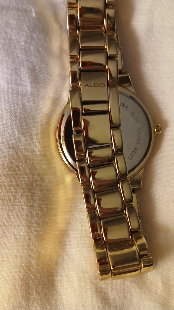 ALDO Gold-Tone Crystal Encrusted Watch - photo 5