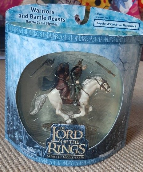 Lord of the Rings Legolas & Gimli on Horseback - photo 2