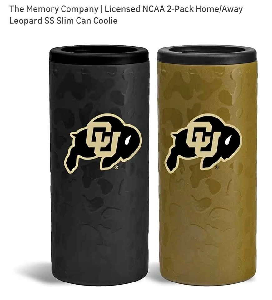 🔥 Colorado Buffaloes Slim Can Coolers (2-Pack) 🔥