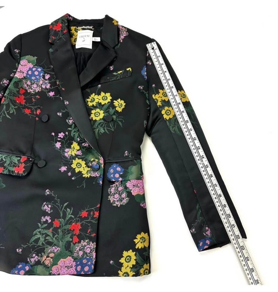 Erdem x H&M Brocade Limited Edition Blazer- size 6 - photo 4