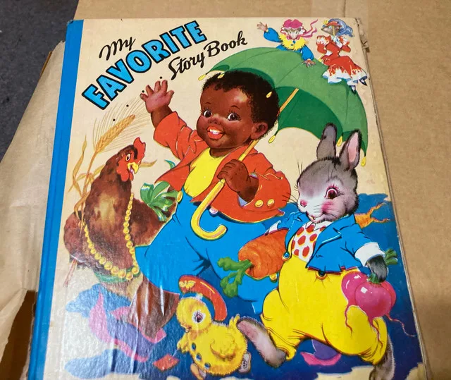 Vintage Little Black Sambo story book thumbnail